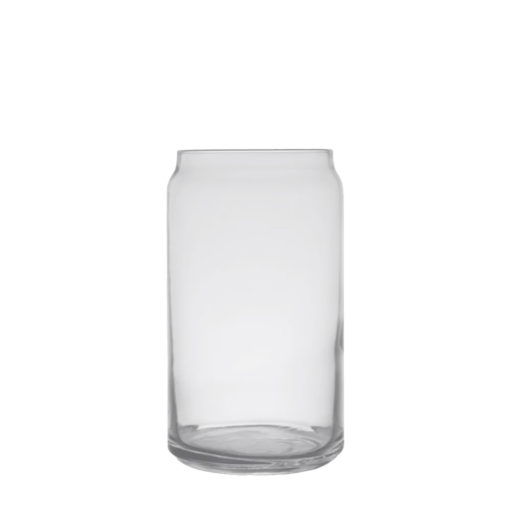 Custom Branding 16oz Can shaped Glass Drinkware