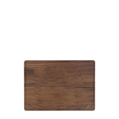 13.75 x 9.75 drip ring cutting board for customization with walnut wood 