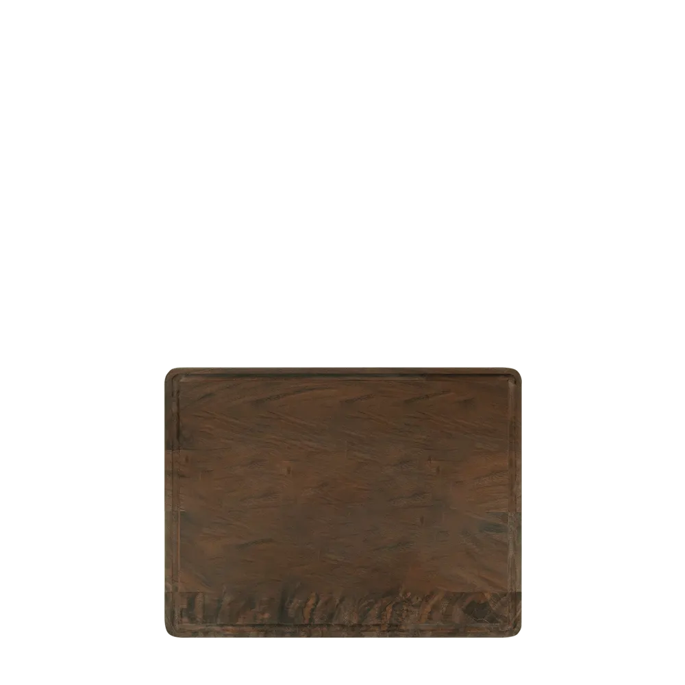 11.5 x 8.75 drip ring cutting board for customization with walnut wood