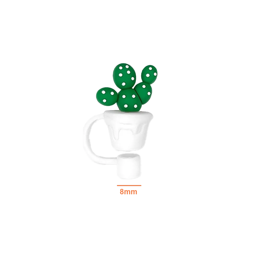 Cactus Straw Topper | 8mm