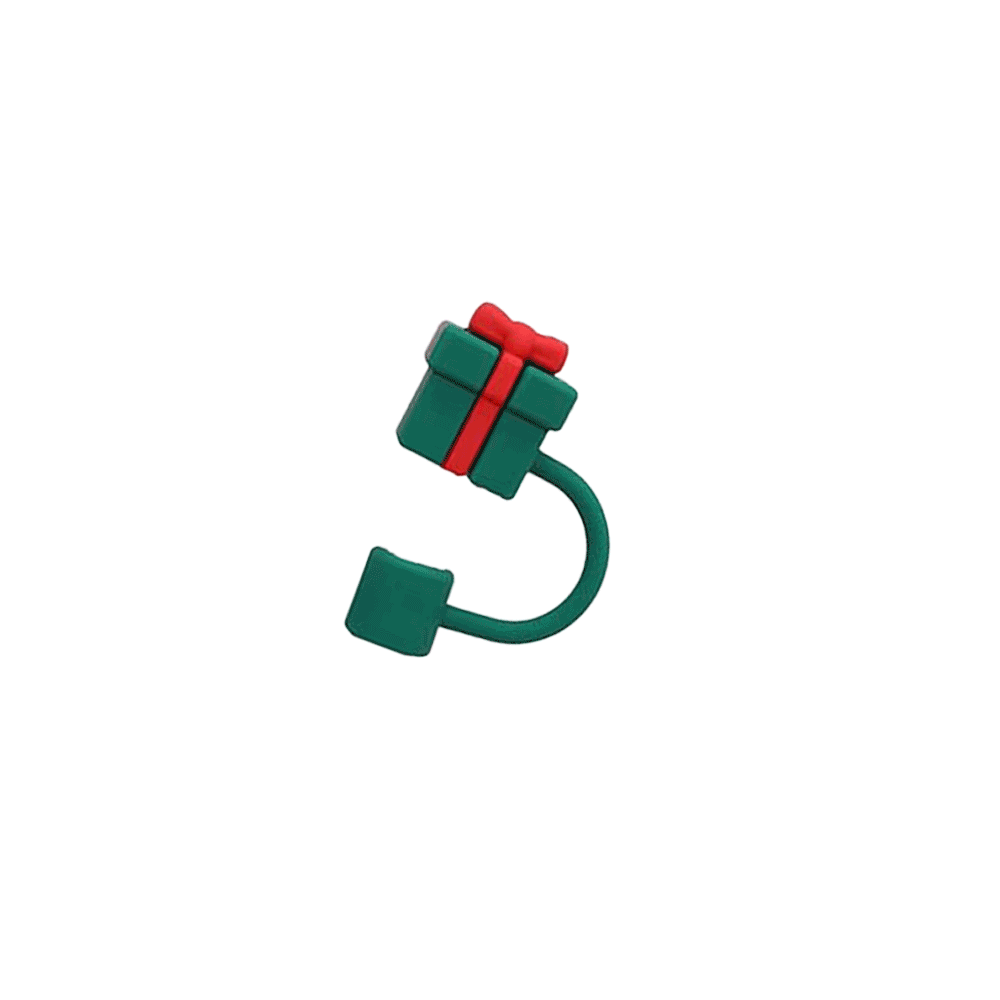 10mm Holiday Straw Topper