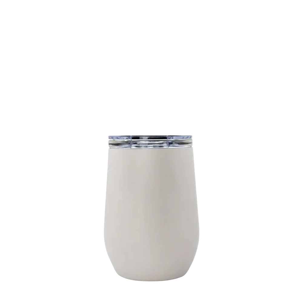 Vinglace Glass Lined Wine Tumbler 10 oz Stone