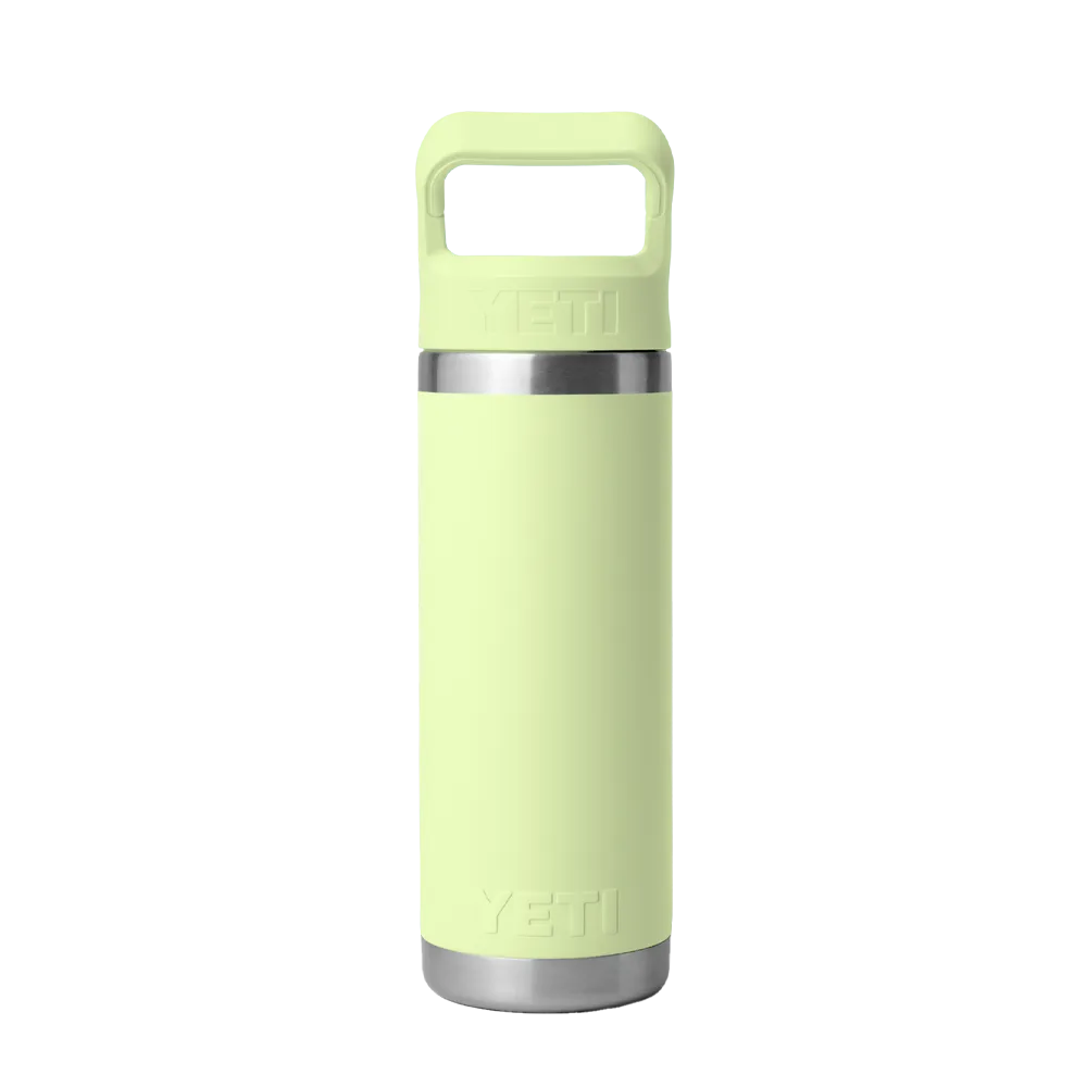 YETI Rambler® Straw Bottle with Color-Matched Straw Lid 18 oz Grasshopper