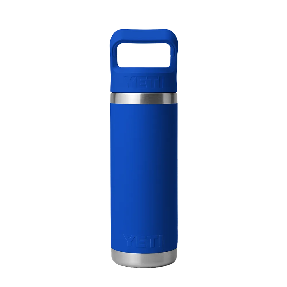 YETI Rambler® Straw Bottle with Color-Matched Straw Lid 18 oz Royal Blue