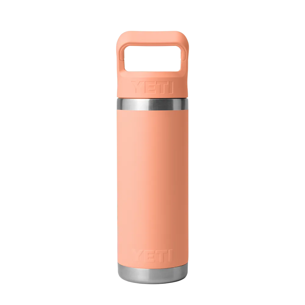 YETI Rambler® Straw Bottle with Color-Matched Straw Lid 18 oz Low Country Peach