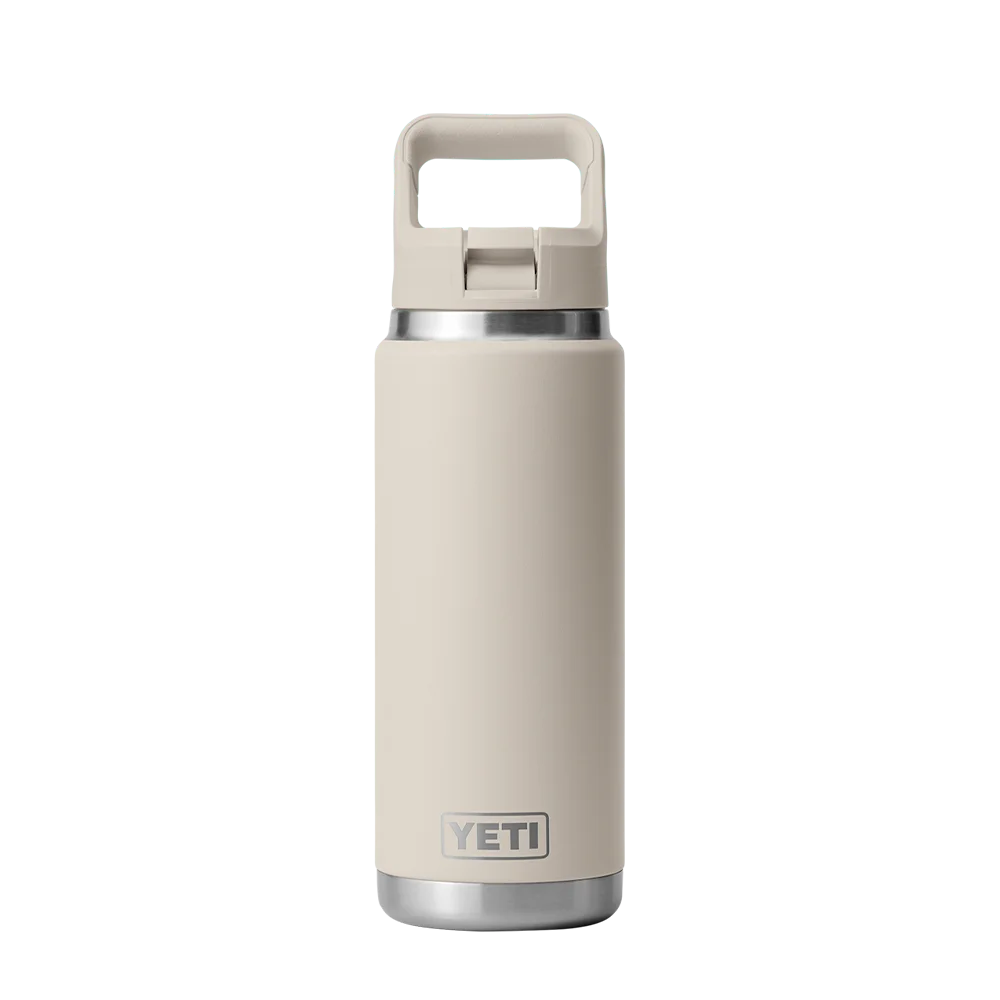 YETI Rambler® Straw Bottle with Color-Matched Straw Lid 26 oz Cape Taupe