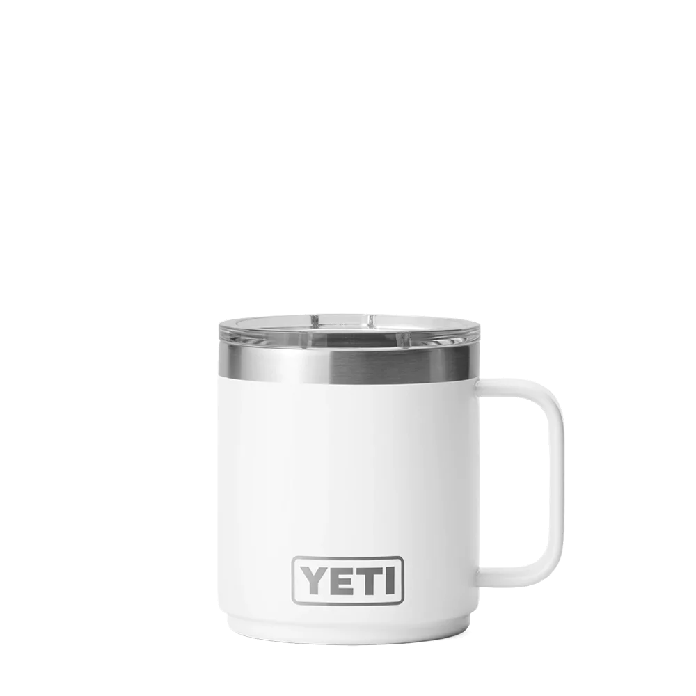 YETI Rambler® Stackable Mug with DuraSip™ Ceramic Liner 10 oz White