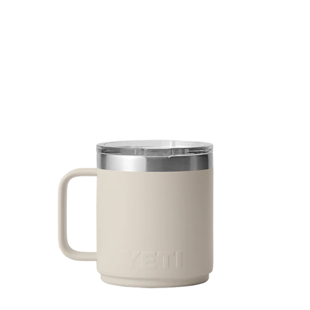 YETI Rambler® Stackable Mug with DuraSip™ Ceramic Liner 10 oz Cape Taupe