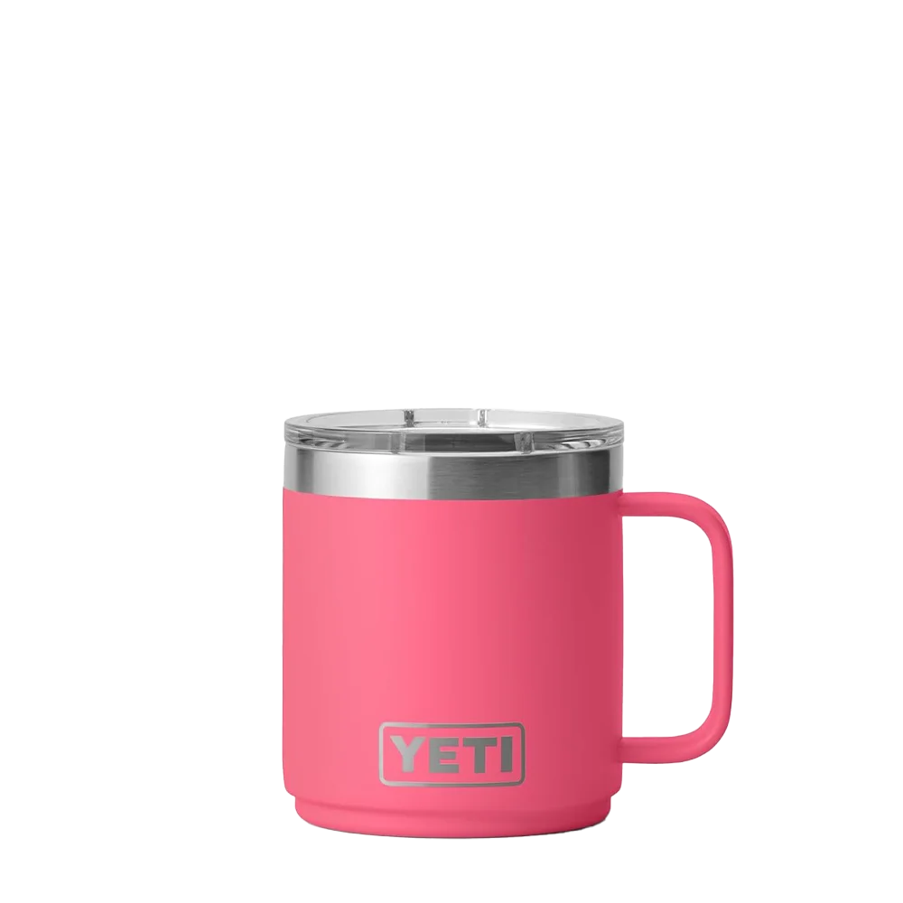 YETI Rambler® Stackable Mug with DuraSip™ Ceramic Liner 10 oz Tropical Pink