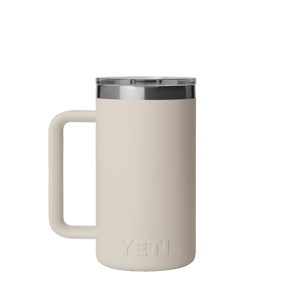 YETI Rambler Mug with DuraSip Ceramic Liner 24 oz Cape Taupe