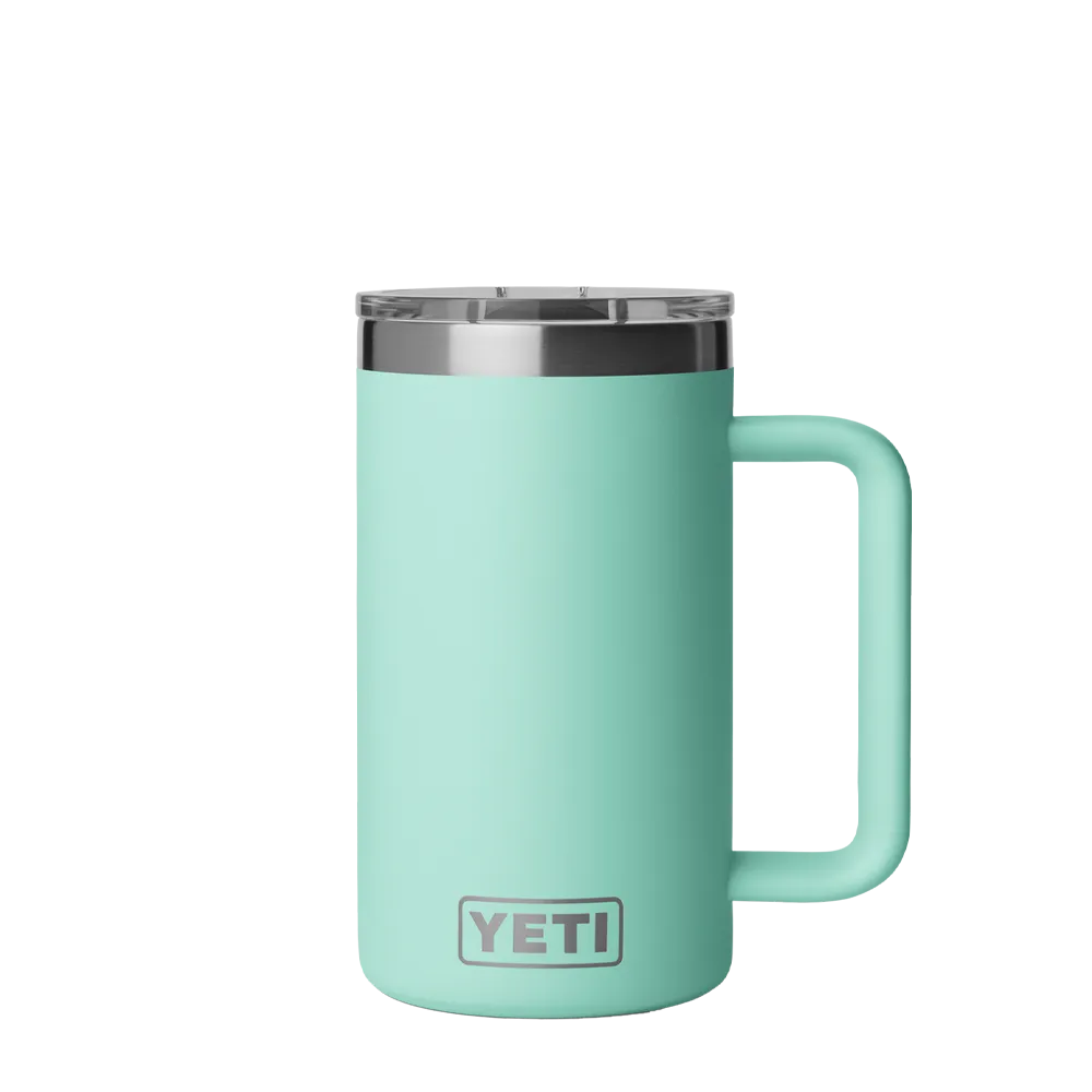 YETI Rambler Mug with DuraSip Ceramic Liner 24 oz Seafoam