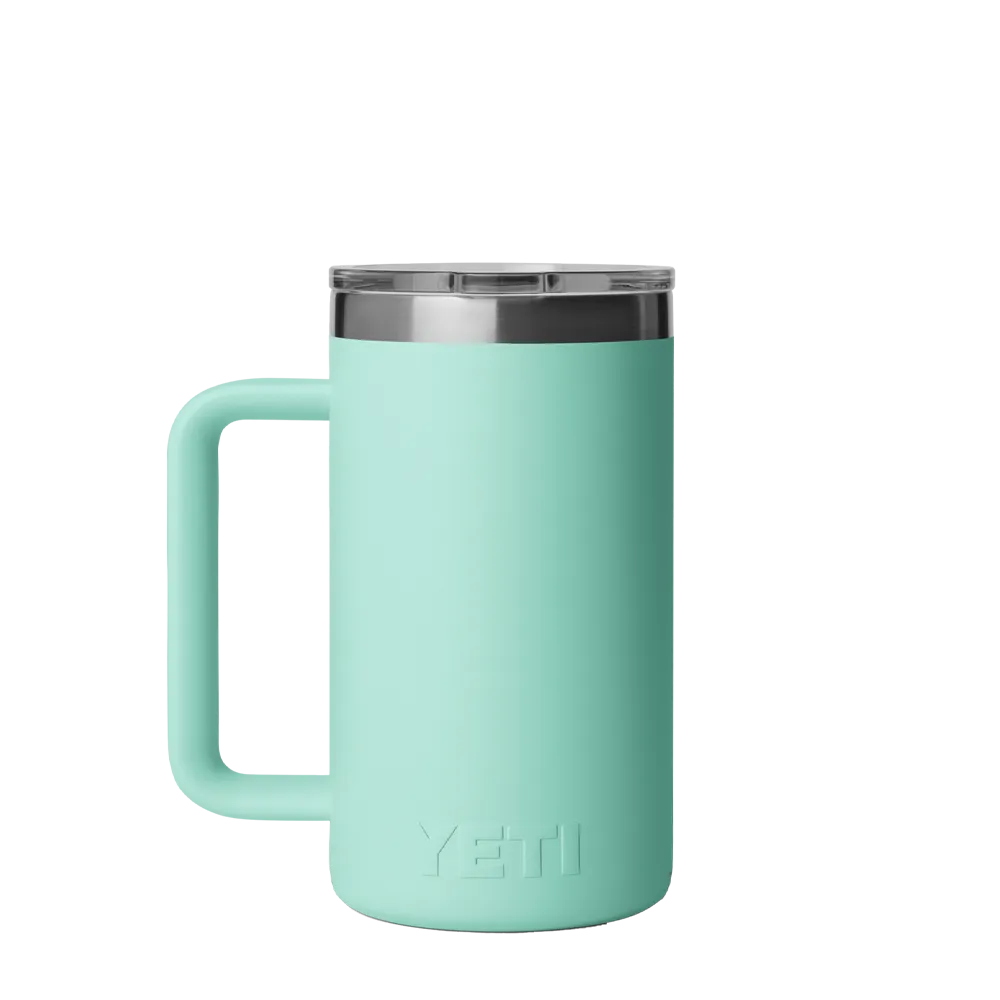YETI Rambler Mug with DuraSip Ceramic Liner 24 oz Seafoam