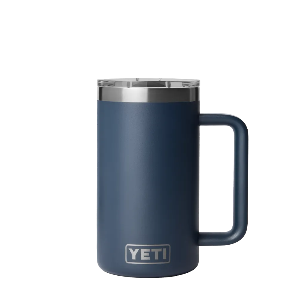 YETI Rambler Mug with DuraSip Ceramic Liner 24 oz Navy