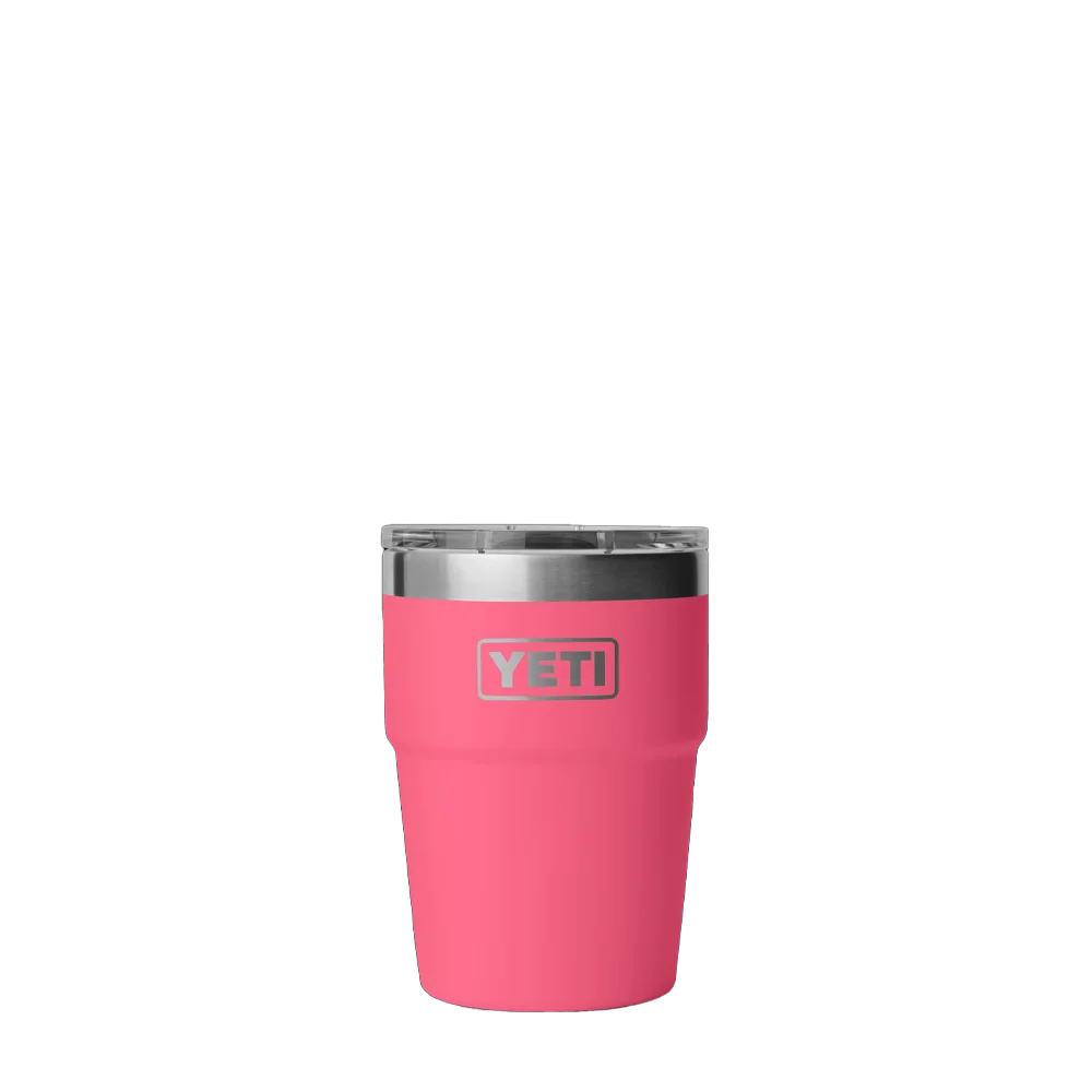YETI Rambler® Stackable Cup with MagSlider™ Lid 16 oz Tropical Pink