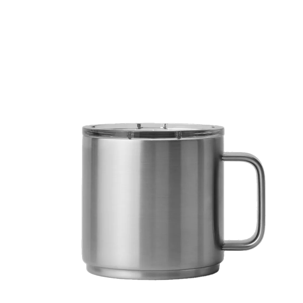 YETI Rambler® Handle Mug 2.0 with DuraSip™ Ceramic Liner 14 oz Stainless Steel