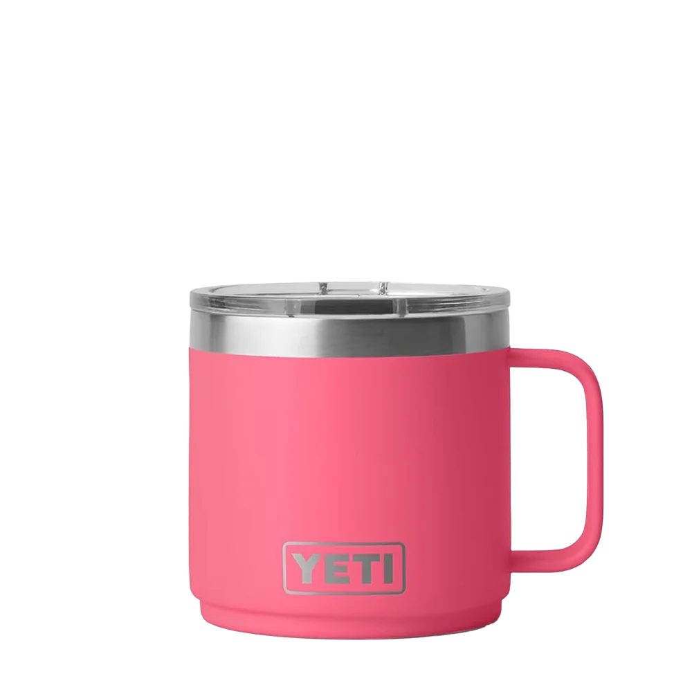 YETI Rambler® Handle Mug 2.0 with DuraSip™ Ceramic Liner 14 oz Tropical Pink