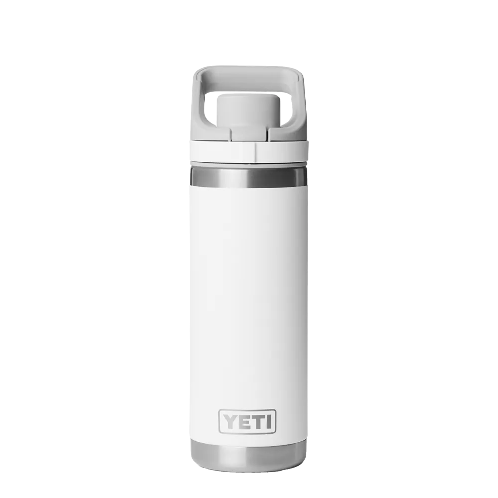 YETI Rambler Bottle with Flip Chug Cap 18 oz White