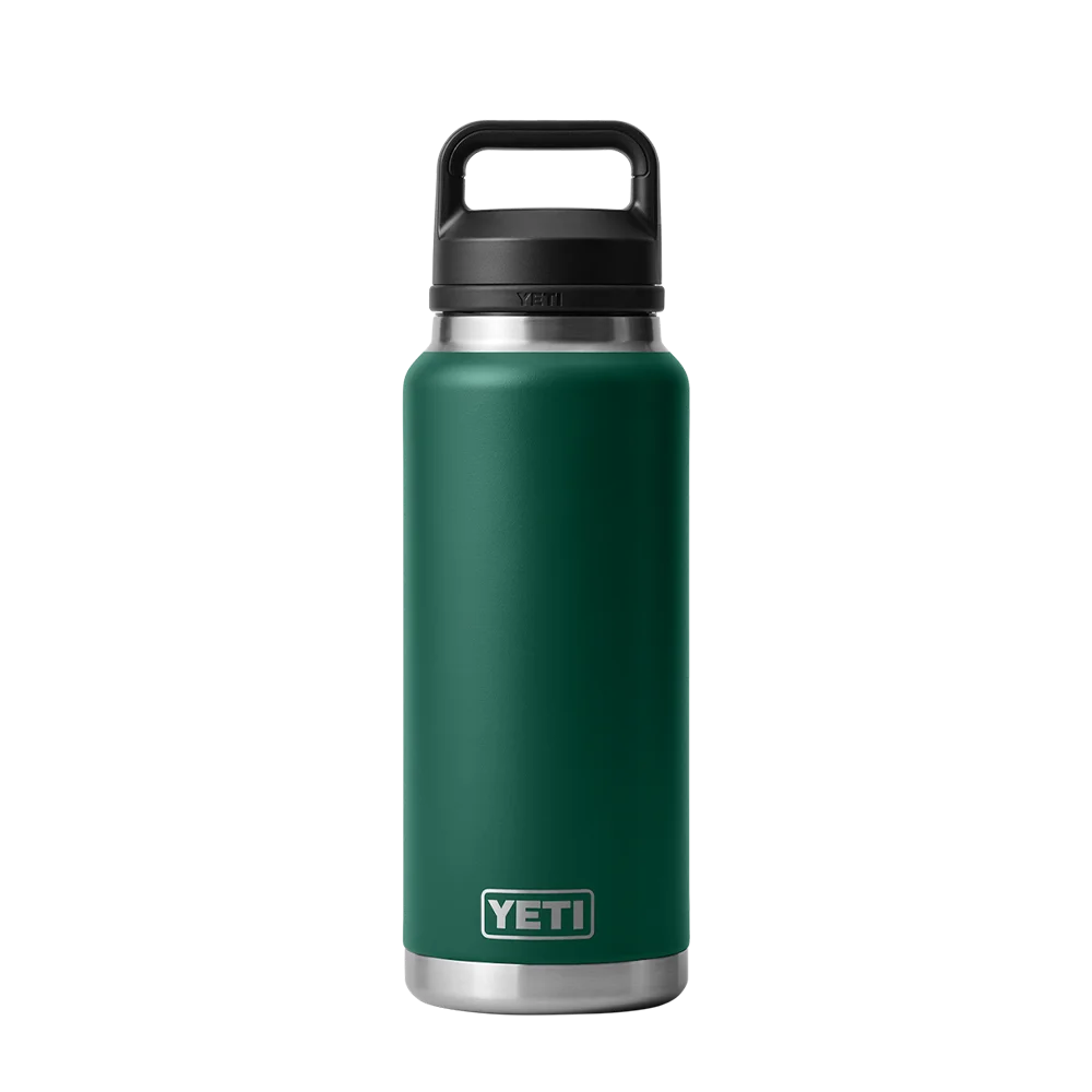 YETI Rambler® Bottle With Chug Cap 36 oz Black Forest Green
