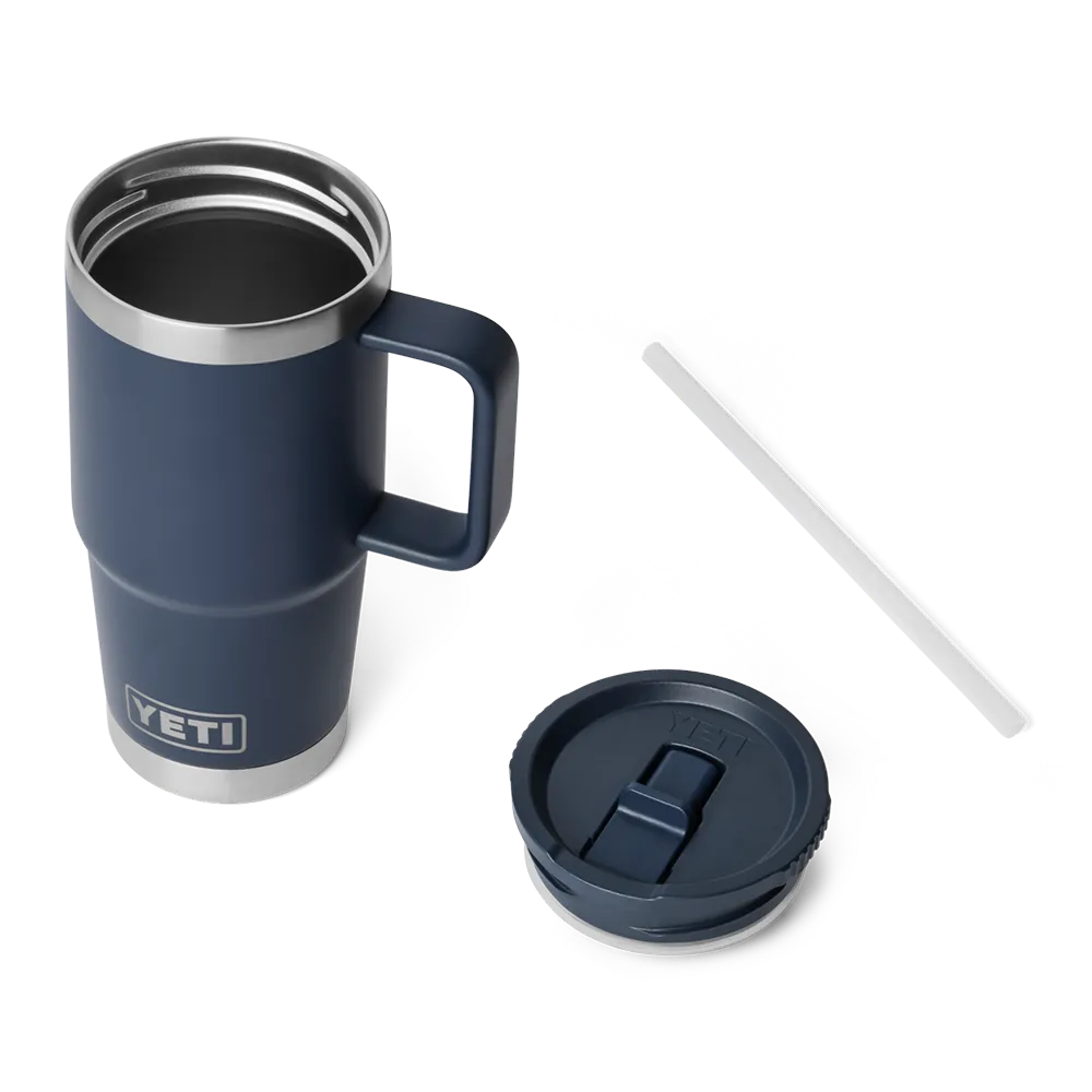 YETI Rambler® Travel Mug with Color-Matched Straw Lid 20 oz