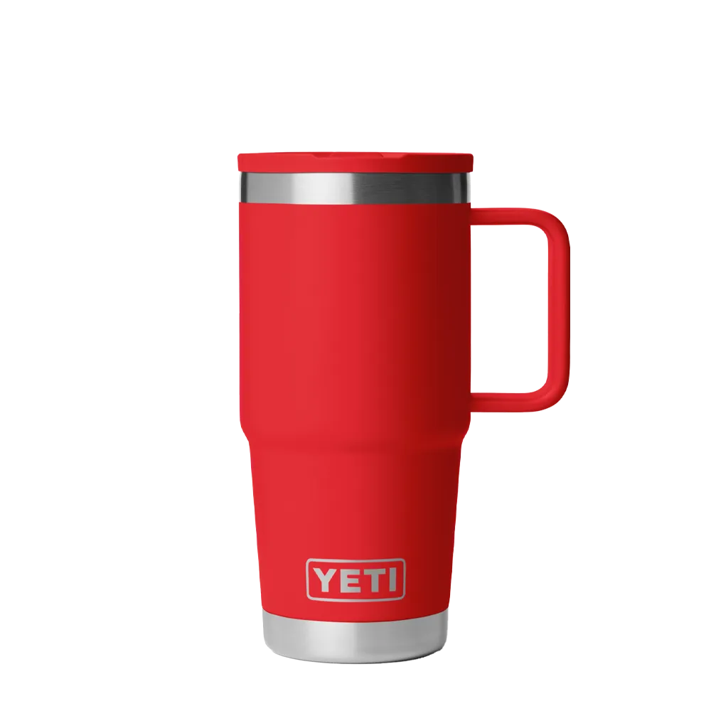 Yeti 20 oz Rambler Travel Mug with Color Match Straw Lid