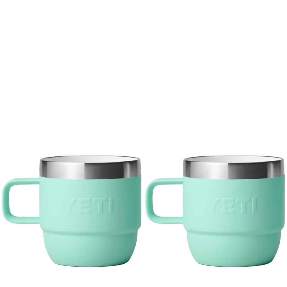 YETI Rambler® Stackable Mugs with DuraSip™ Ceramic Lining 6 oz Seafoam