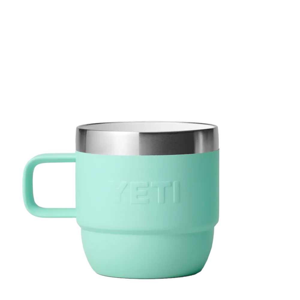 YETI Rambler® Stackable Mugs with DuraSip™ Ceramic Lining 6 oz Seafoam