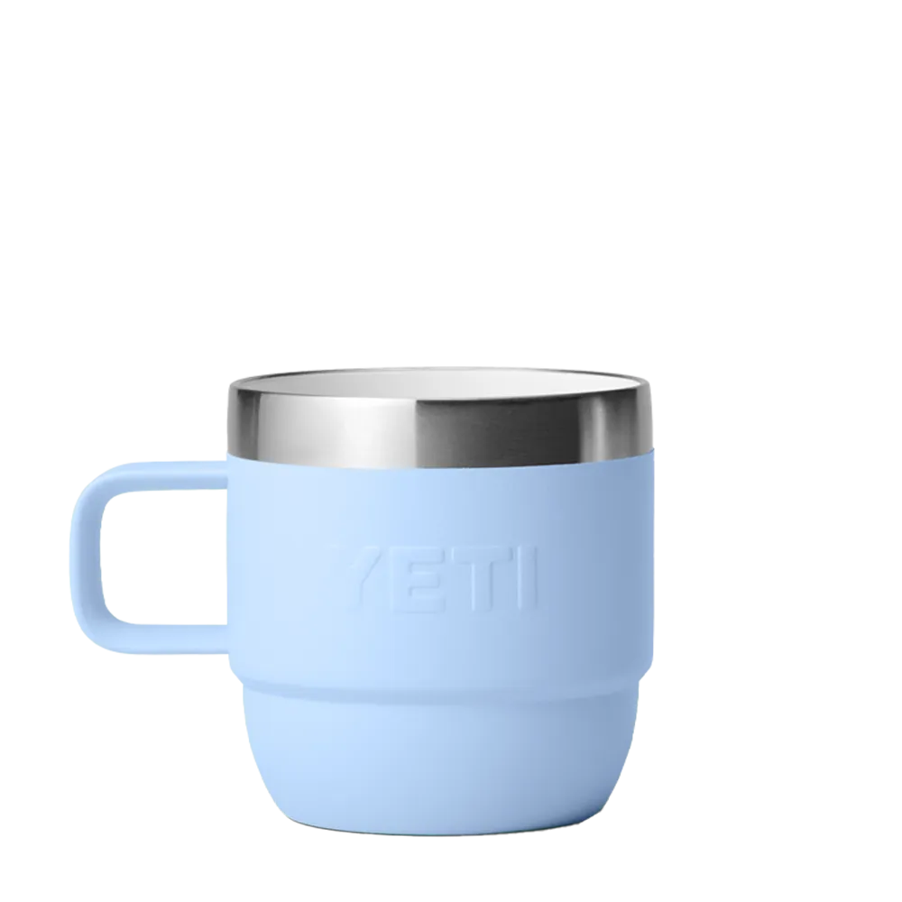 YETI Rambler® Stackable Mugs with DuraSip™ Ceramic Lining 6 oz Big Sky Blue