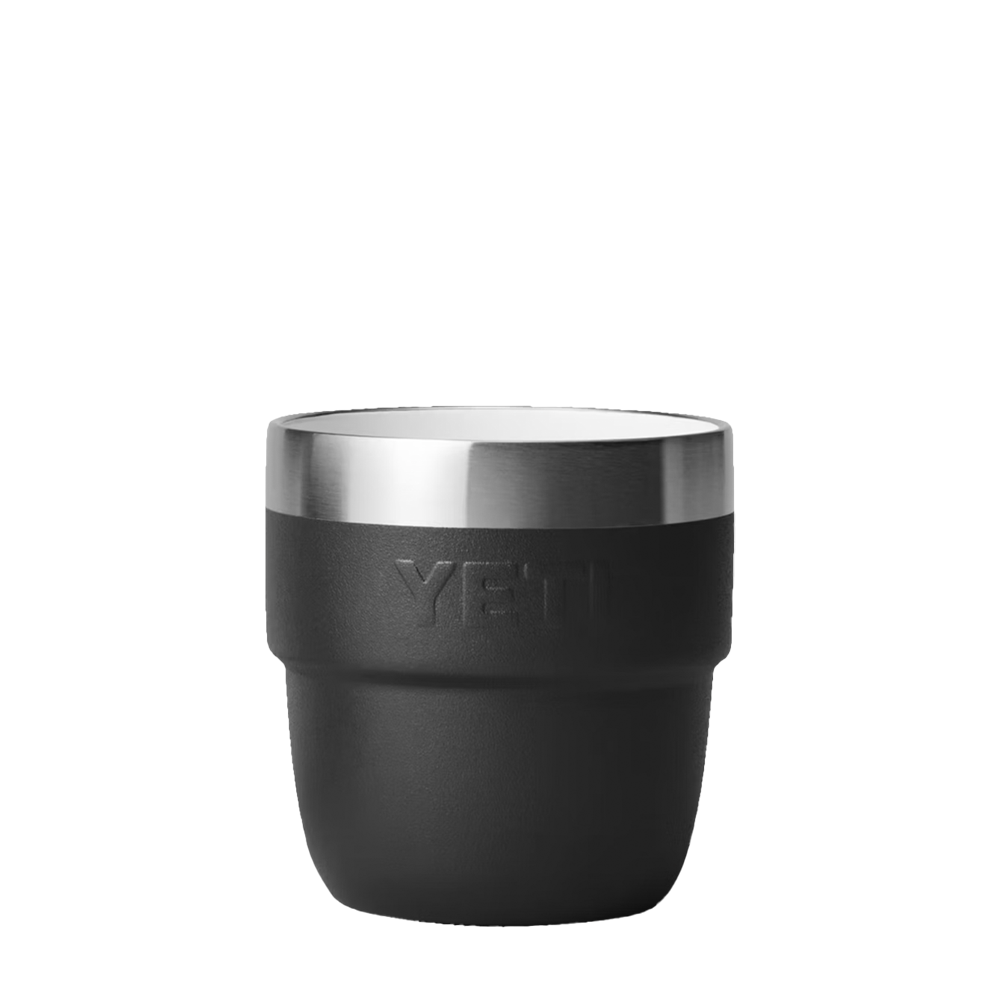 YETI 4 oz Rambler® Stackable Cups with DuraSip™ Ceramic Lining Black