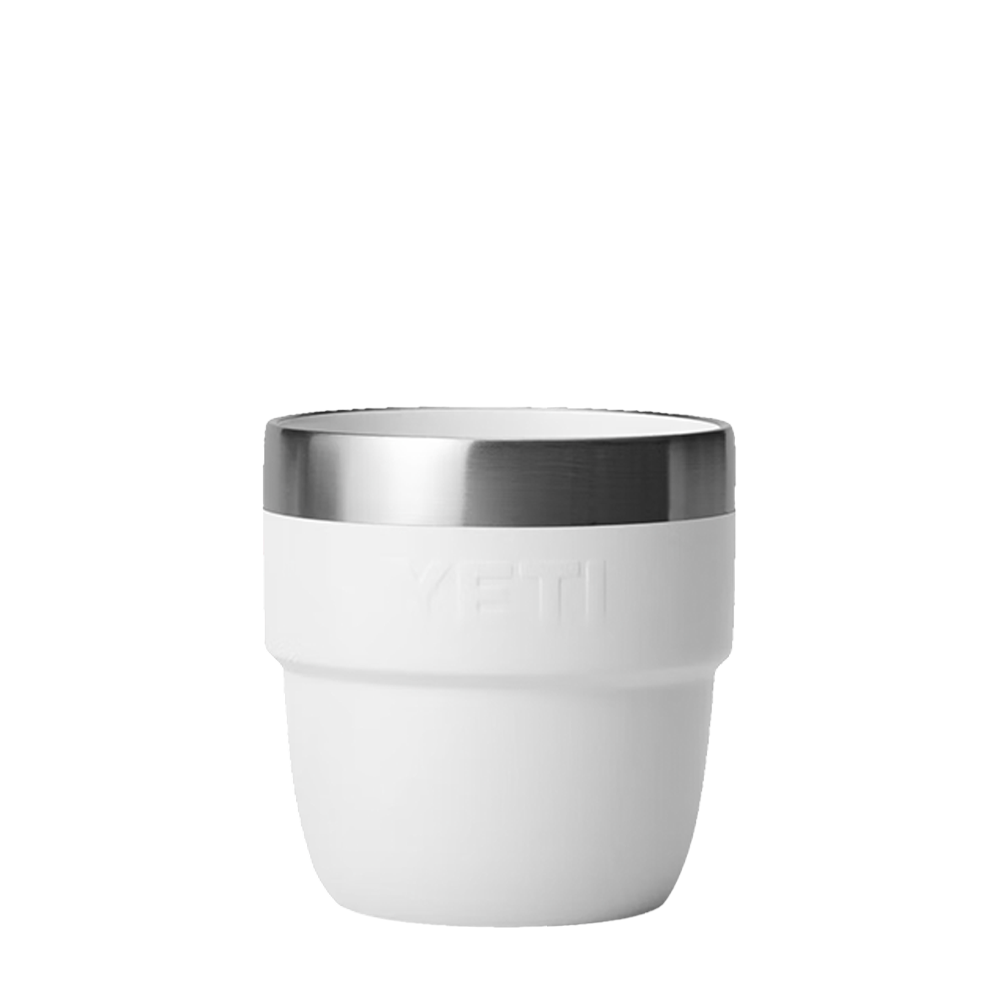 YETI 4 oz Rambler® Stackable Cups with DuraSip™ Ceramic Lining White