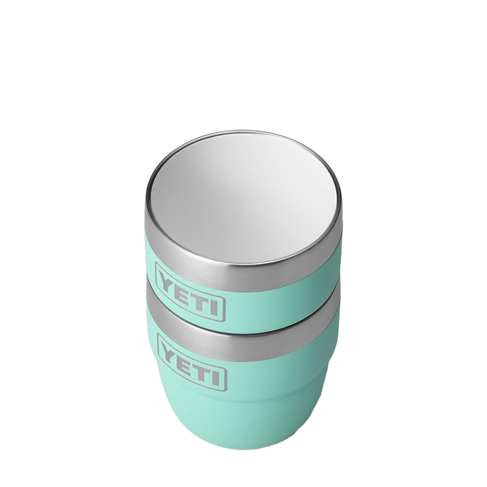 YETI 4 oz Rambler® Stackable Cups with DuraSip™ Ceramic Lining Seafoam