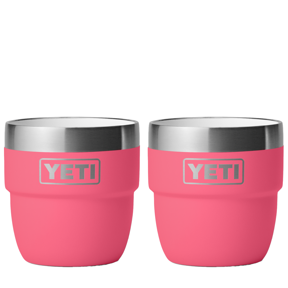 YETI 4 oz Rambler® Stackable Cups with DuraSip™ Ceramic Lining Tropical Pink