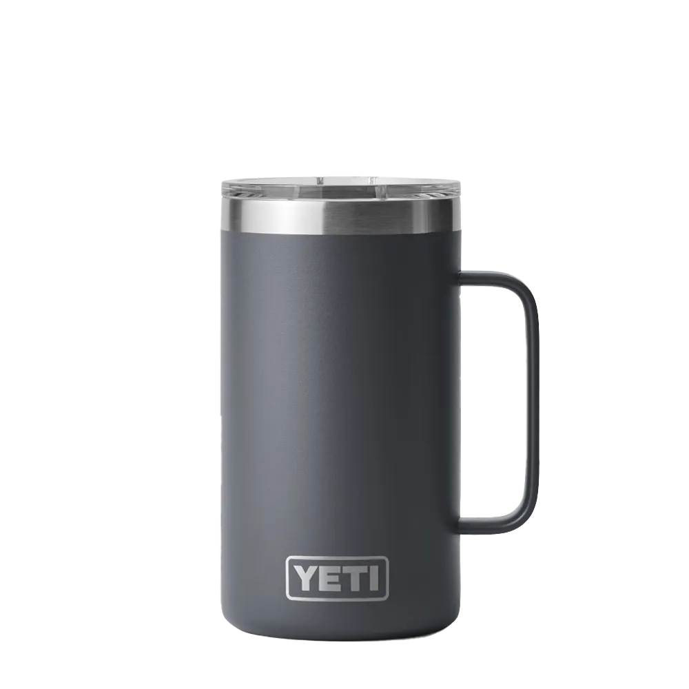 YETI Black Rambler 24 oz Mug