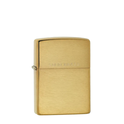 Zippo Classic Lighter in Brushed Brass 