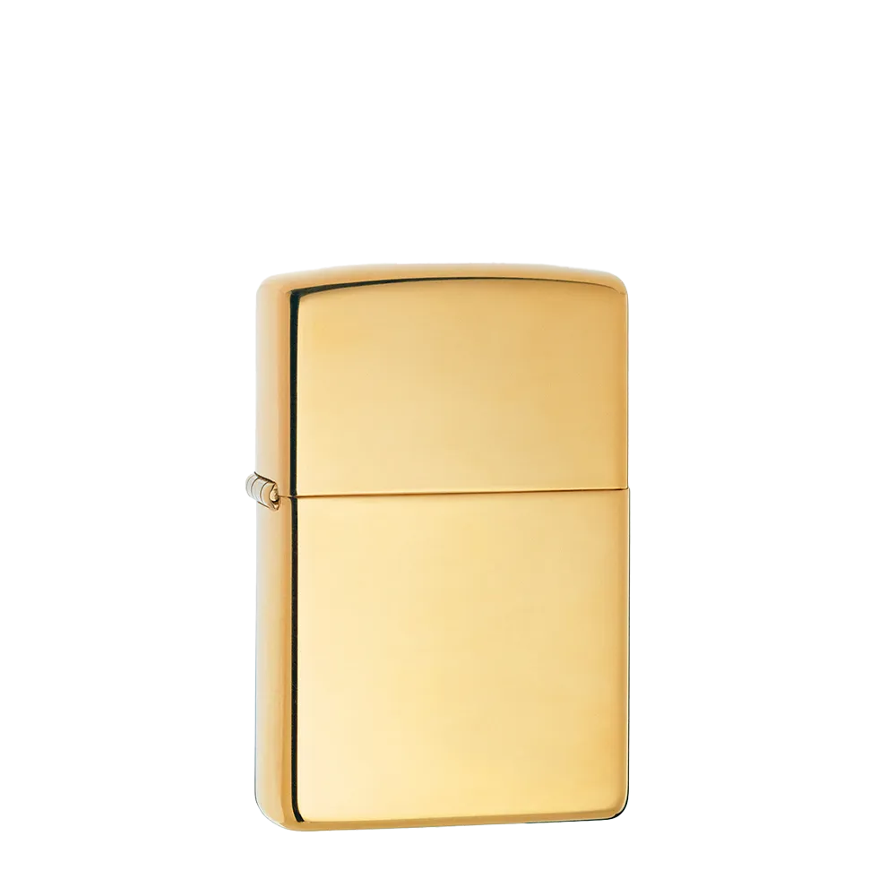 Zippo Classic Lighter in Brushed Brass