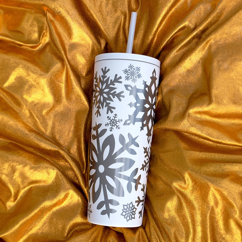 Snowy Stars Classic Tumbler | 24 oz
