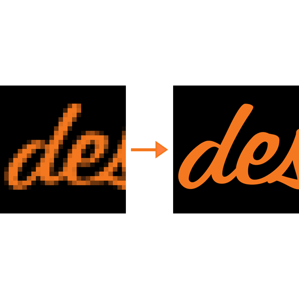 Customized Logo Vectorization Service from Custom Branding