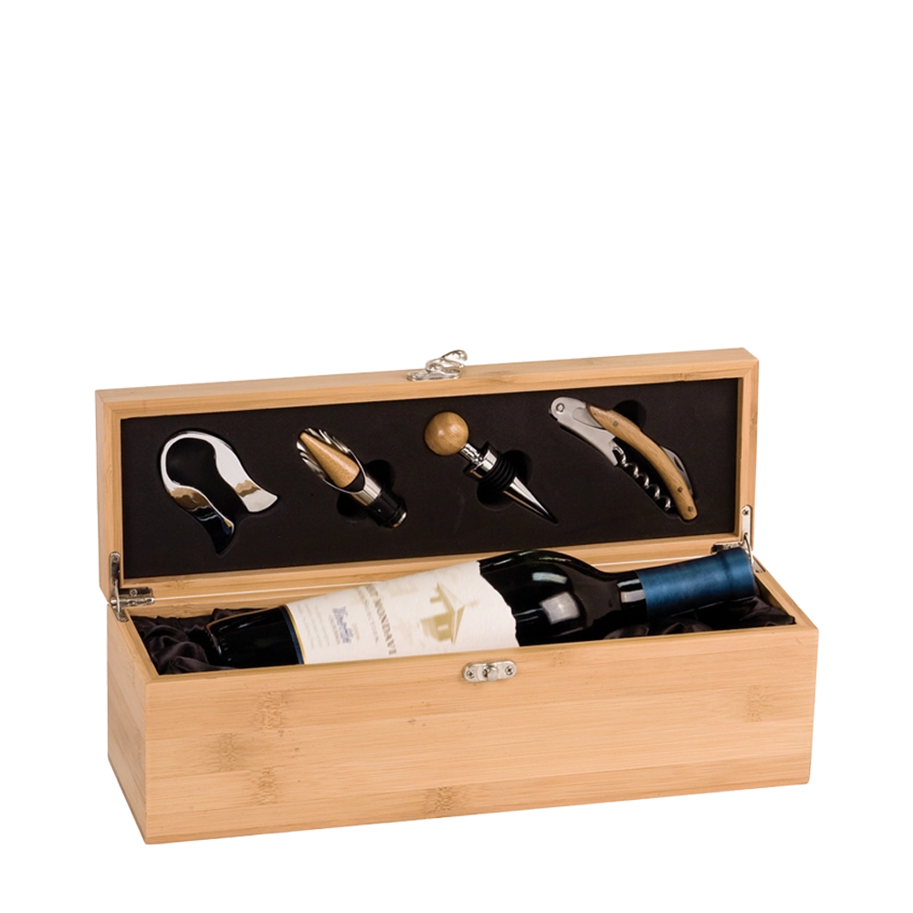 Customized Wine Box with Tools Cocktail & Barware Tool Sets from Custom Branding