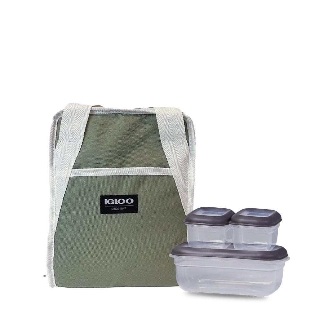 Customized Collapsible Lunch with Pack Ins Coolers from Igloo