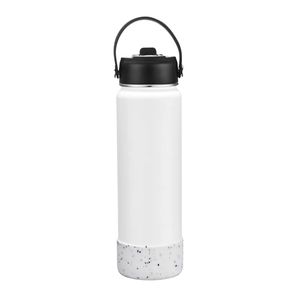 27oz Transparent Custom Water Bottles - Flip Top