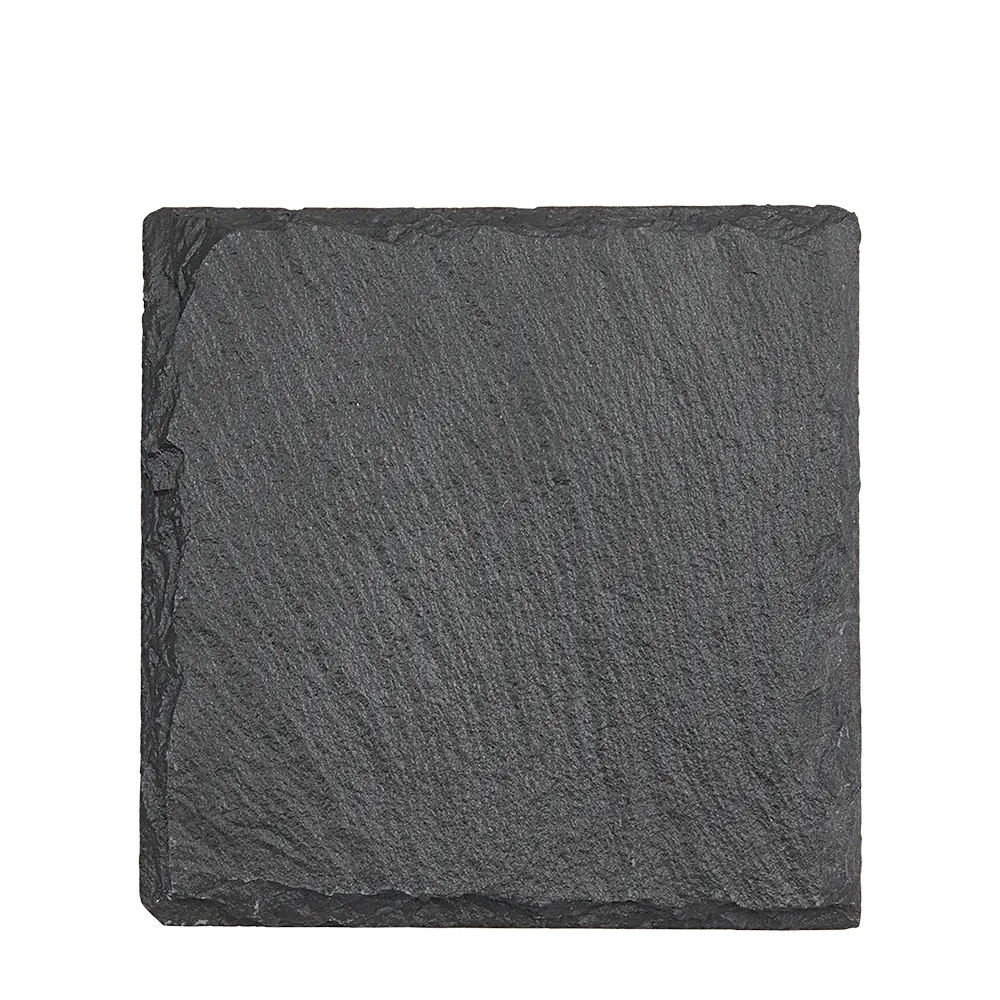 4 by 4 inch square slate coaster