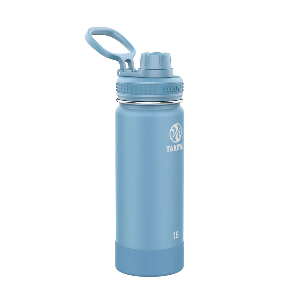 Customized Actives Water Bottle Spout Lid 18 oz Water Bottles from Takeya