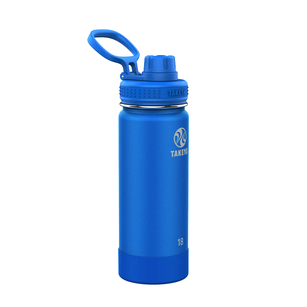 Customized Actives Water Bottle Spout Lid 18 oz Water Bottles from Takeya
