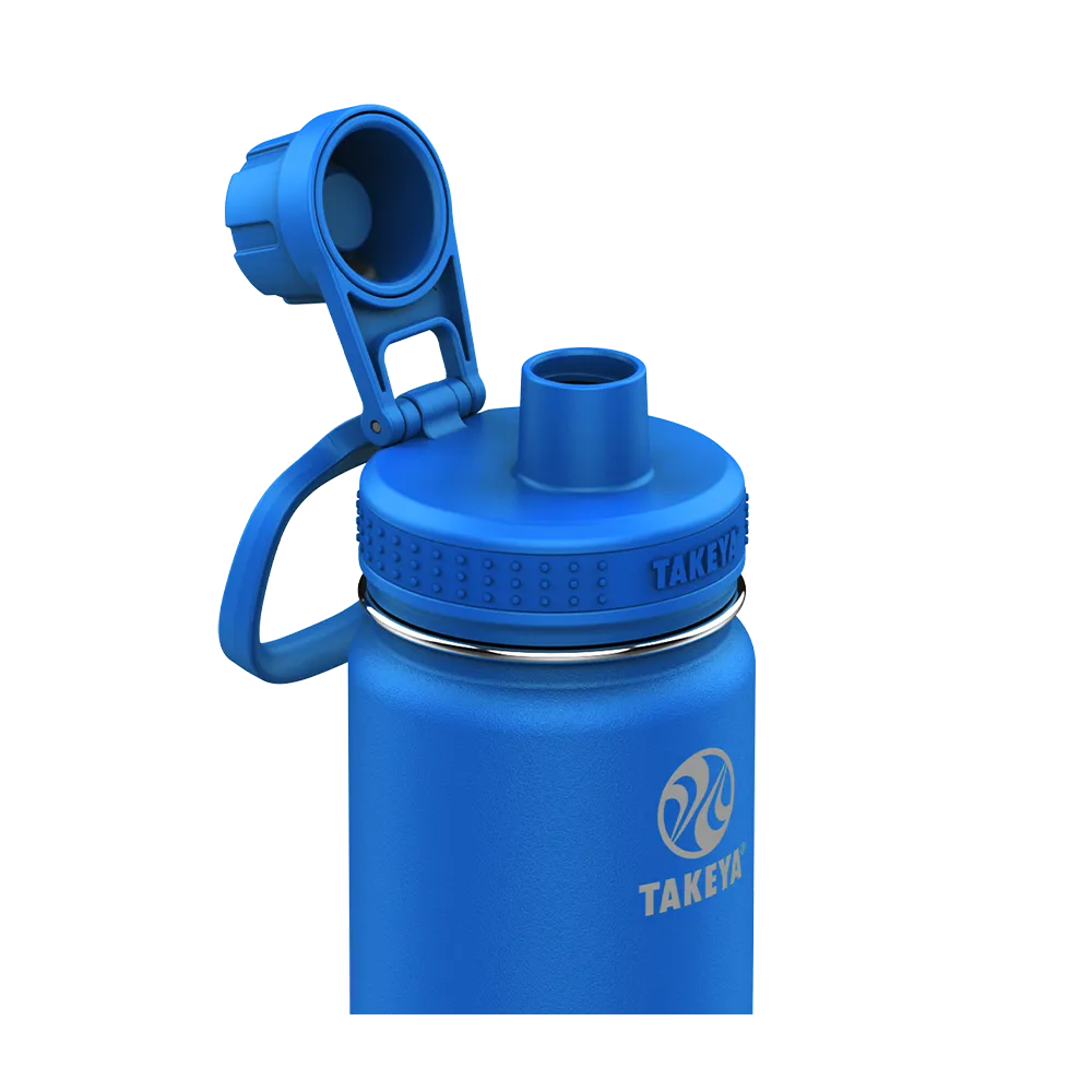 Customized Actives Water Bottle Spout Lid 18 oz Water Bottles from Takeya