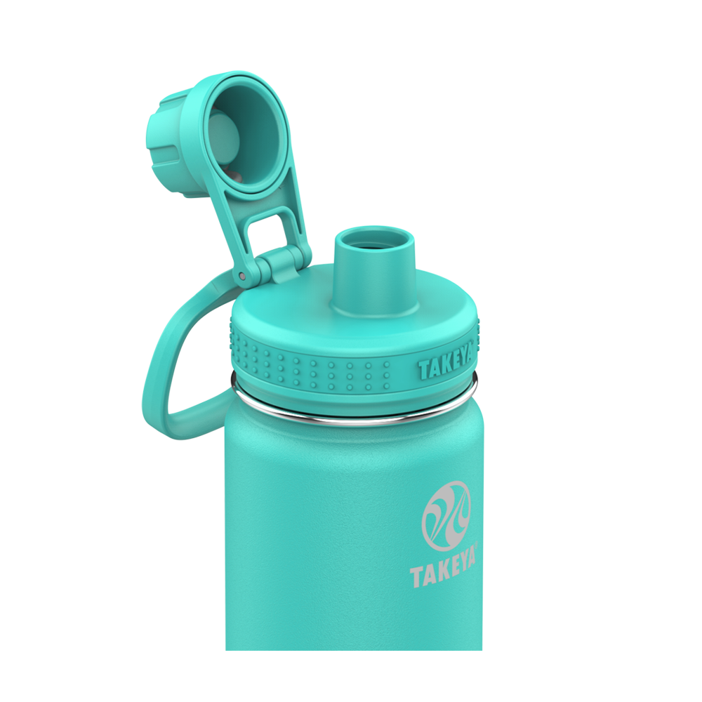 Customized Actives Water Bottle Spout Lid 24 oz Water Bottles from Takeya