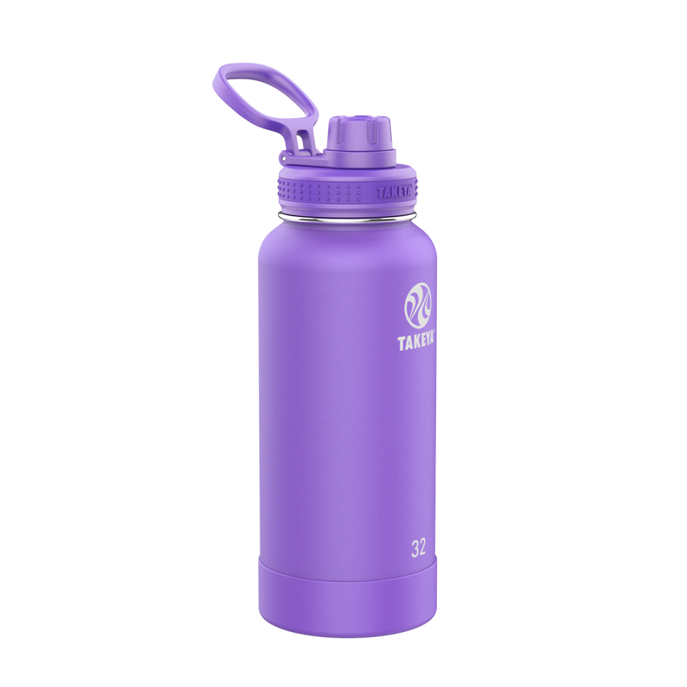 Customized Actives Water Bottle Spout Lid 32 oz Water Bottles from Takeya