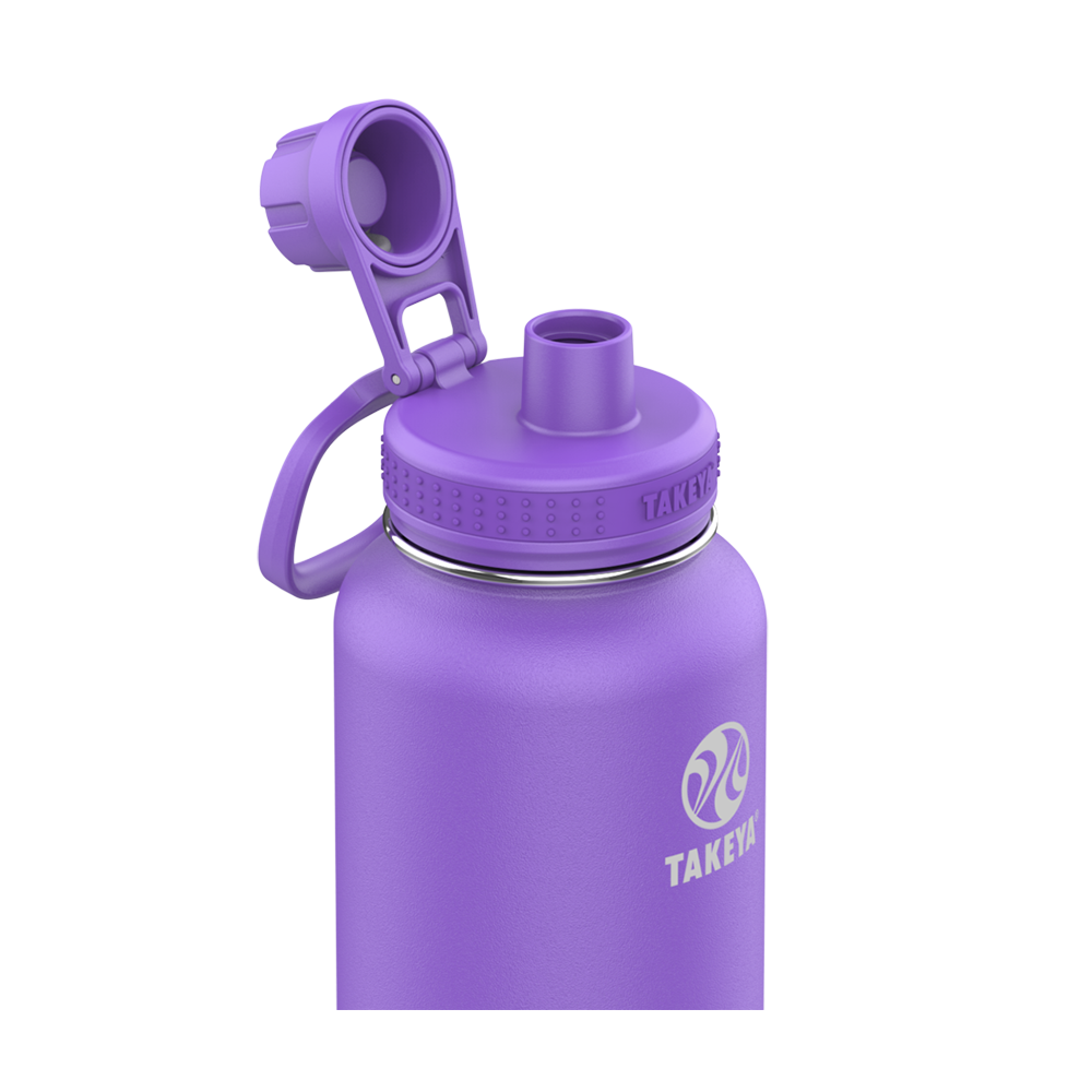 Customized Actives Water Bottle Spout Lid 32 oz Water Bottles from Takeya