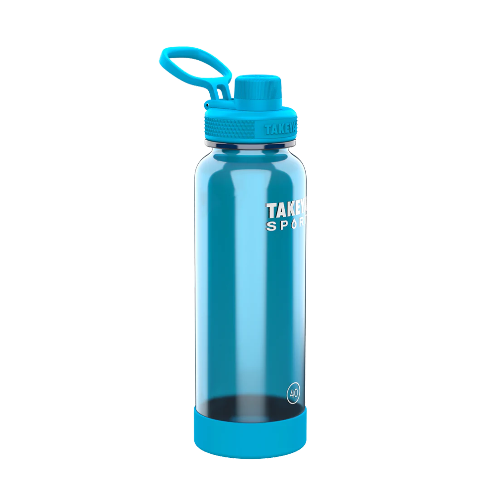 Takeya Tritan Motivational 64 Oz. Water Bottle with Straw Lid