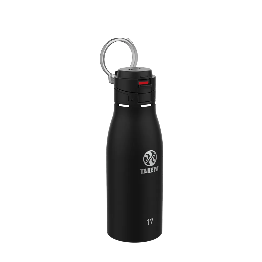 Customized Traveler Mug With FlipLock Lid 17 oz Water Bottles from Takeya