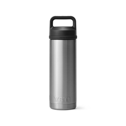 yeti 18oz bottle stainless steel front angle 
