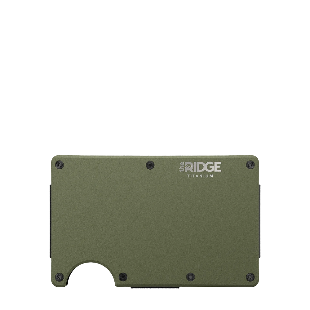 Customized Titanium Wallet | Cash Strap Wallets & Money Clips from The Ridge